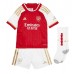Otroški Nogometni dresi Arsenal Gabriel Jesus #9 Domači 2023-24 Kratek Rokav (+ Kratke hlače)
